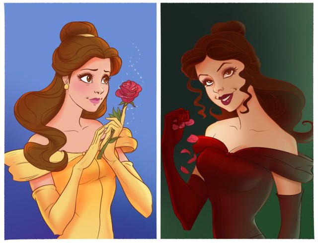 14 nàng công chúa Disney trông sẽ như thế nào nếu họ là nhân vật phản diện trong phim - Ảnh 4.
