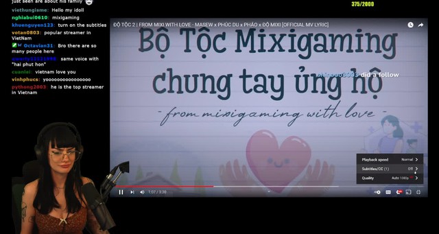 Nữ streamer “con cá” lại khiến người Việt phát sốt khi review Độ Tộc 2 của Độ Mixi, nghe cả nhạc Bolero - Ảnh 2.