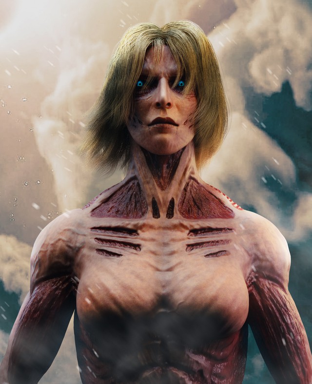 Loạt Titan trong Attack on Titan phiên bản 3D chân thật đến từng thớ thịt khiến ai thấy cũng phải rùng mình - Ảnh 11.