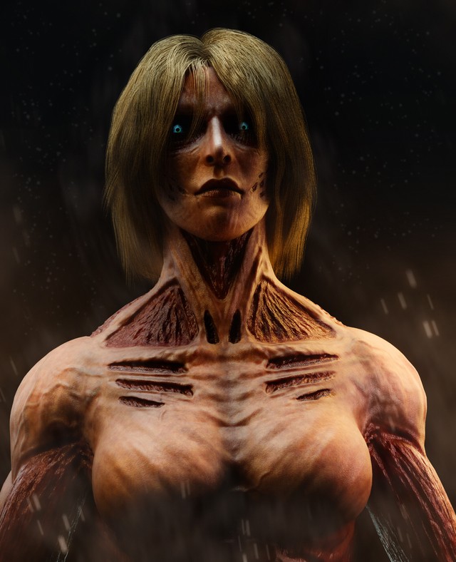 Loạt Titan trong Attack on Titan phiên bản 3D chân thật đến từng thớ thịt khiến ai thấy cũng phải rùng mình - Ảnh 12.