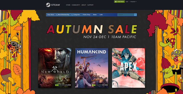 Tưng bừng Black Friday, Steam mở cửa sự kiện khuyến mại lớn nhất năm - Ảnh 1.