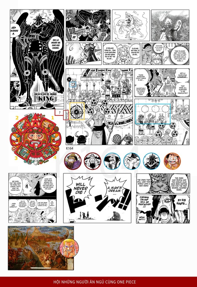 Giả thuyết One Piece về chủng tộc Lunarians, một phần Vương quốc cổ đại và truyền thuyết về “Mặt trời thứ 5” - Ảnh 2.