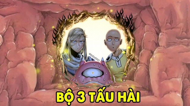 One Punch Man: Ngoài những trận chiến đỉnh cao, bộ ba tấu hài này cũng được nhiều khán giả yêu thích - Ảnh 1.