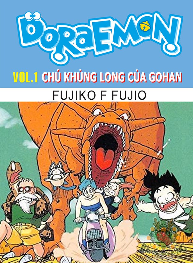 Khi tiêu đề truyện là Doraemon nhưng nội dung lại về Goku và các nhân vật Dragon Ball thì sẽ thế nào? - Ảnh 1.