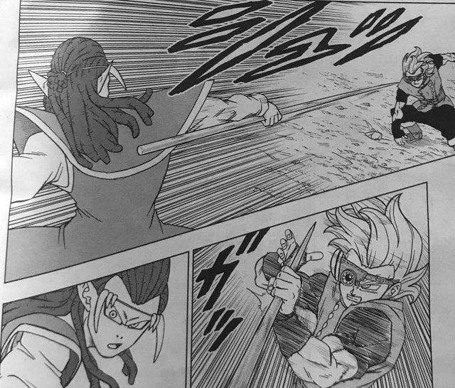 Dragon Ball Super chap 79 hé lộ cuộc chiến khốc liệt giữa hai người được rồng thần ban sức mạnh - Ảnh 1.