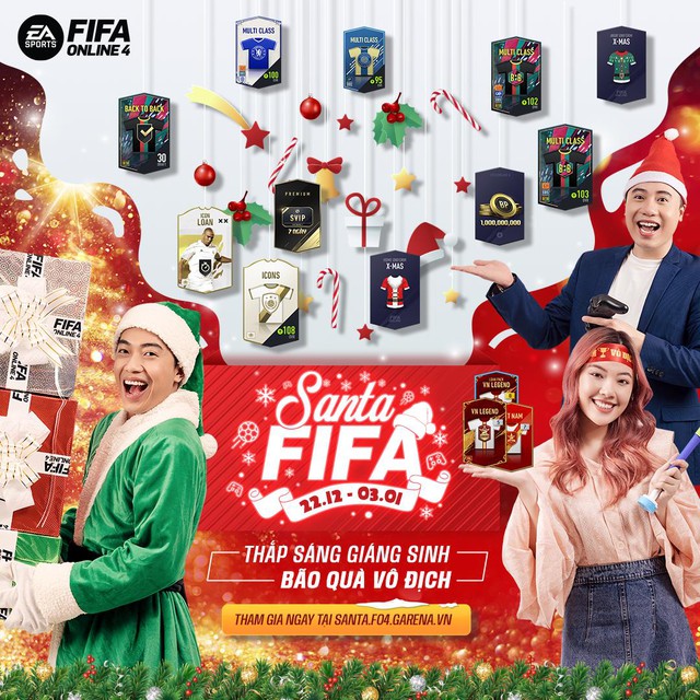 Đón nhận bão quà và cổ vũ đội tuyển Việt Nam cùng sự kiện giáng sinh đến từ FIFA Online 4 - Ảnh 1.