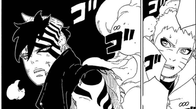 Boruto 65: Naruto trở thành cục tạ sau khi bị giảm sức mạnh và được Kawaki dùng Karma cứu nguy trong tích tắc - Ảnh 3.