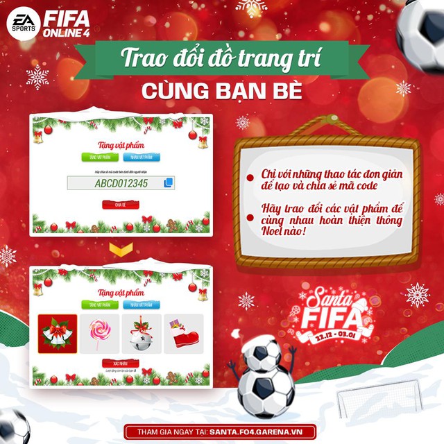 Đón nhận bão quà và cổ vũ đội tuyển Việt Nam cùng sự kiện giáng sinh đến từ FIFA Online 4 - Ảnh 4.