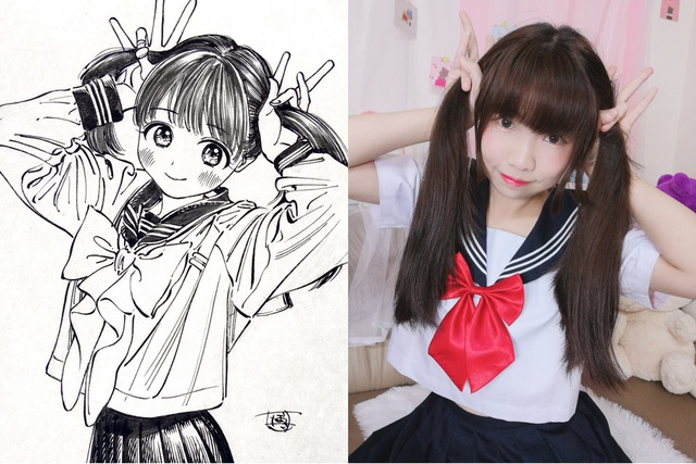 Anime chưa ra mắt, các fan đã thi nhau cosplay nữ waifu dễ thương Akebi trong siêu phẩm đầu năm 2022 - Ảnh 7.