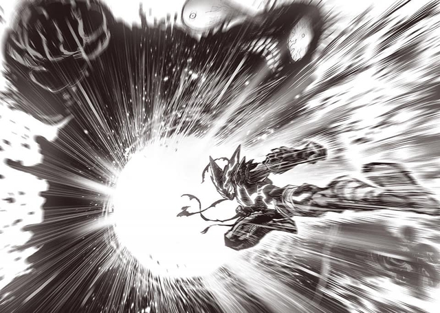 One Punch Man chap 201: Garou bật mode san bằng tất cả, thánh phồng Saitama chính thức xuất hiện - Ảnh 1.