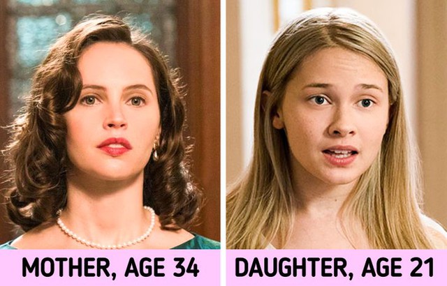 13 cặp diễn viên đóng vai cha mẹ và con cái trong phim bất chấp khoảng cách tuổi tác vô lý - Ảnh 10.