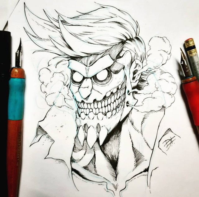 Mãn nhãn trước những hình ảnh siêu ngầu khi các nhân vật One Piece biến thành các Titan trong Attack on Titan - Ảnh 7.