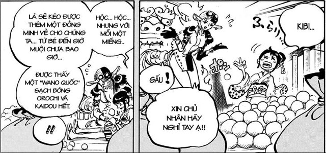 Soi những chi tiết thú vị trong chap 1004 One Piece: O-Tama bắt đầu toả sáng (P1) - Ảnh 6.