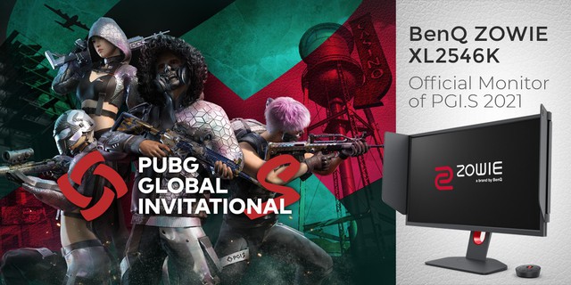 ZOWIE XL2546K của BenQ được công bố là màn hình chính thức của giải đấu PUBG Global Invitational.S 2021 - Ảnh 1.