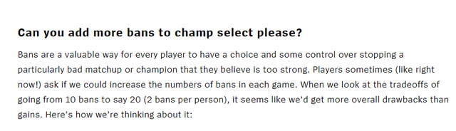 LMHT: Suýt chút nữa Riot Games đã nâng số lượt cấm ở chế độ xếp hạng lên con số 20 - Ảnh 1.