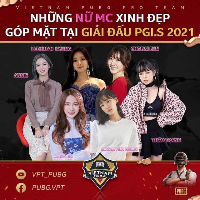 Lộ diện những nữ MC xinh đẹp, tiếp lửa cực sung cho các tuyển thủ tại PGI.S 2021 - Ảnh 1.