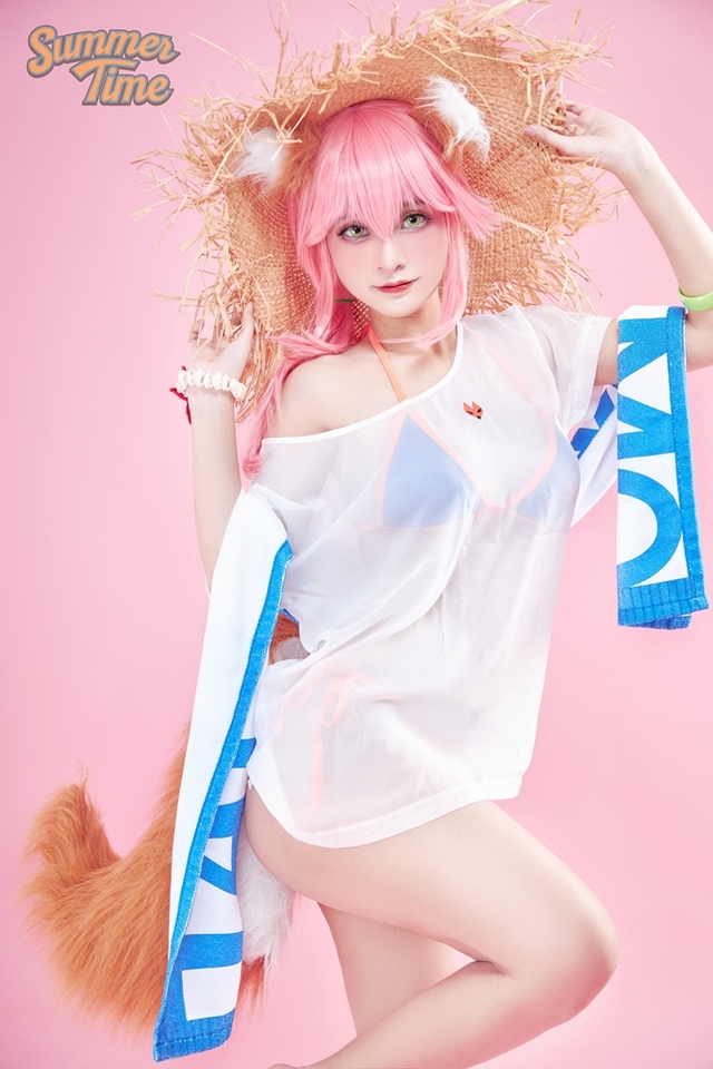 Ngột ngạt với vòng một căng tròn của cô nàng Tamamo-no-Mae qua bộ ảnh cosplay của nàng coser Việt - Ảnh 1.