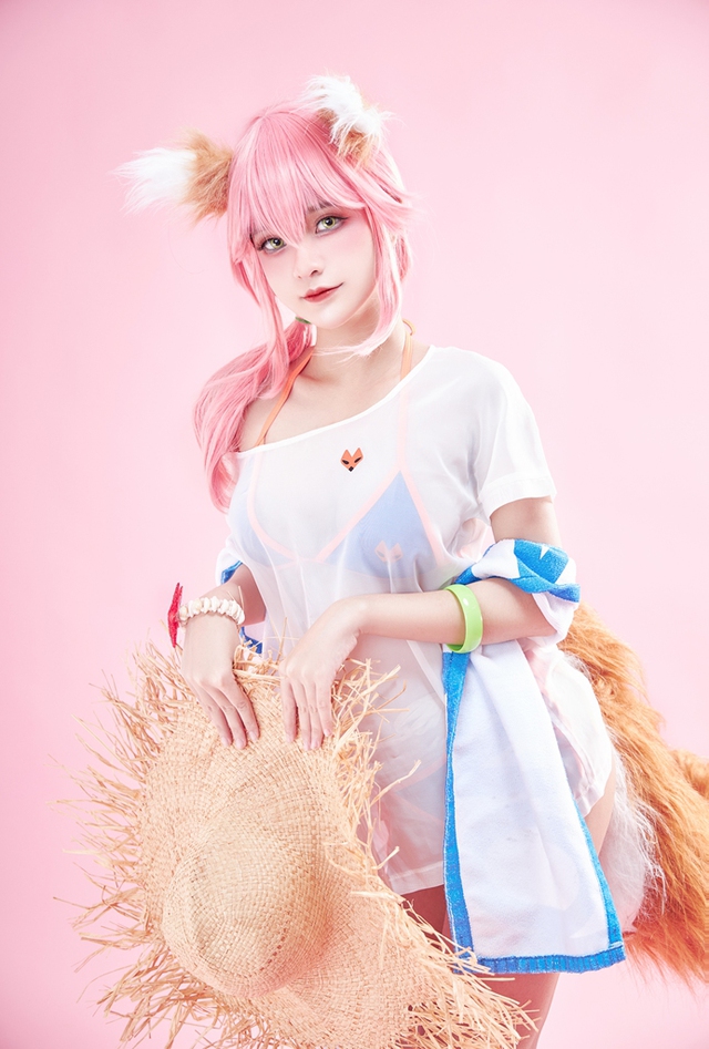 Ngột ngạt với vòng một căng tròn của cô nàng Tamamo-no-Mae qua bộ ảnh cosplay của nàng coser Việt - Ảnh 2.