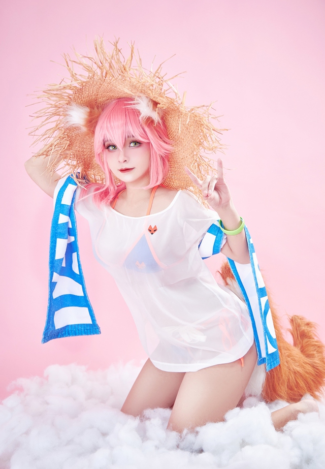 Ngột ngạt với vòng một căng tròn của cô nàng Tamamo-no-Mae qua bộ ảnh cosplay của nàng coser Việt - Ảnh 4.