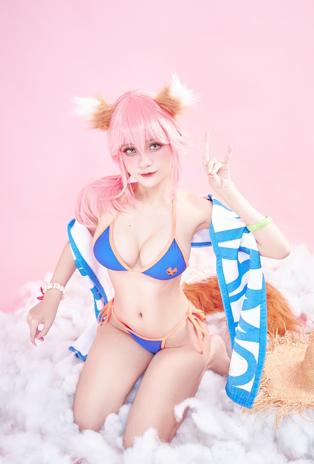 Ngột ngạt với vòng một căng tròn của cô nàng Tamamo-no-Mae qua bộ ảnh cosplay của nàng coser Việt - Ảnh 10.