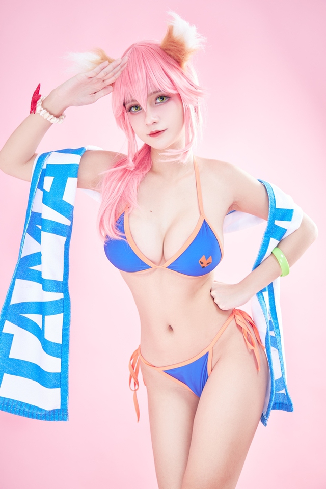 Ngột ngạt với vòng một căng tròn của cô nàng Tamamo-no-Mae qua bộ ảnh cosplay của nàng coser Việt - Ảnh 13.