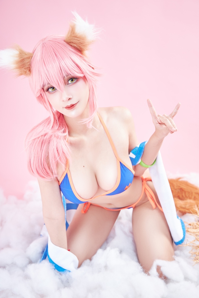 Ngột ngạt với vòng một căng tròn của cô nàng Tamamo-no-Mae qua bộ ảnh cosplay của nàng coser Việt - Ảnh 18.