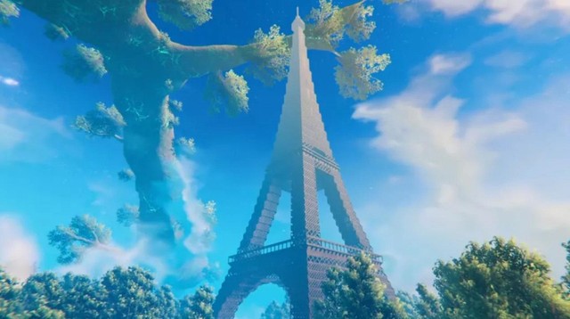 Game thủ tái hiện tòa tháp Eiffel vô cùng đồ sộ, tráng lệ trong Valheim - Ảnh 1.