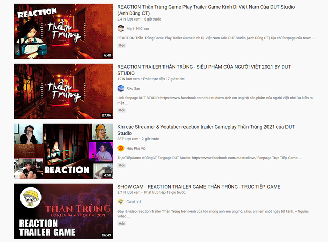 Game của Dũng CT trở thành hiện tượng YouTube, nhiều KOL làm reaction, có cả Thầy Giáo Ba - Ảnh 2.