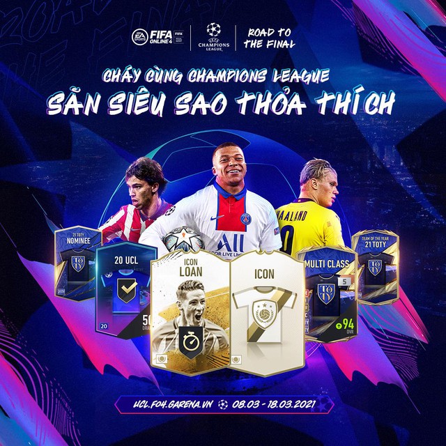 Cháy cùng Champions League và cơ hội sở hữu siêu sao 20UCL Miễn Phí từ FIFA Online 4 - Ảnh 1.