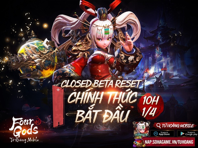 Bom tấn nhập vai xứ Hàn - Tứ Hoàng Mobile chính thức Closed Beta, tặng ngay combo quà khởi đầu cực HOT! - Ảnh 1.