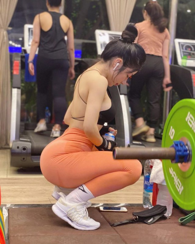 Sở hữu số đo 3 vòng đẹp xuất sắc, hot girl phòng gym Việt khiến CĐM xao xuyến, háo hức xin info - Ảnh 1.