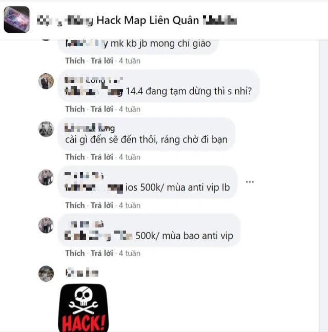 Đột nhập hang ổ hack Liên Quân: Giá bản hack anti ban cực chát, dùng “hàng chùa” là chết - Ảnh 2.