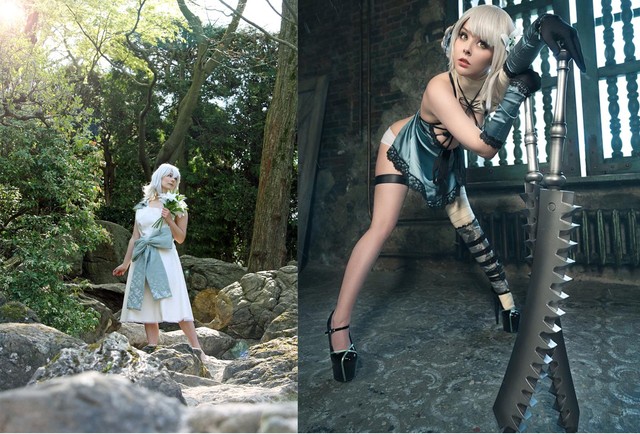 Bỏng mắt trước những cosplay nhân vật trong bom tấn NieR Replicant - Ảnh 2.