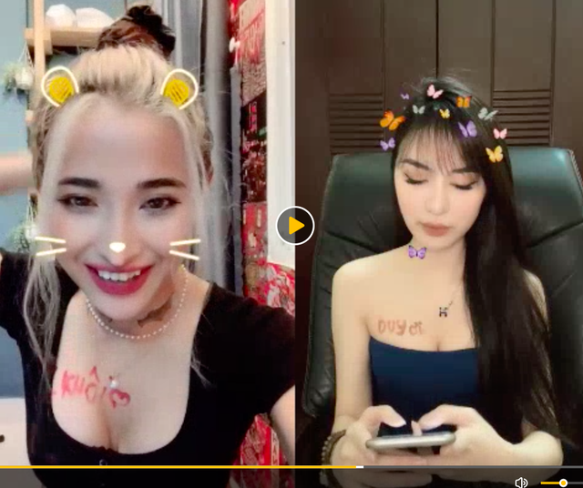 Nữ streamer viết thẳng tên fan lên ngực, thoải mái cười đùa trên sóng, trào lưu FS gây “bão ngày nào đã quay trở lại? - Ảnh 4.