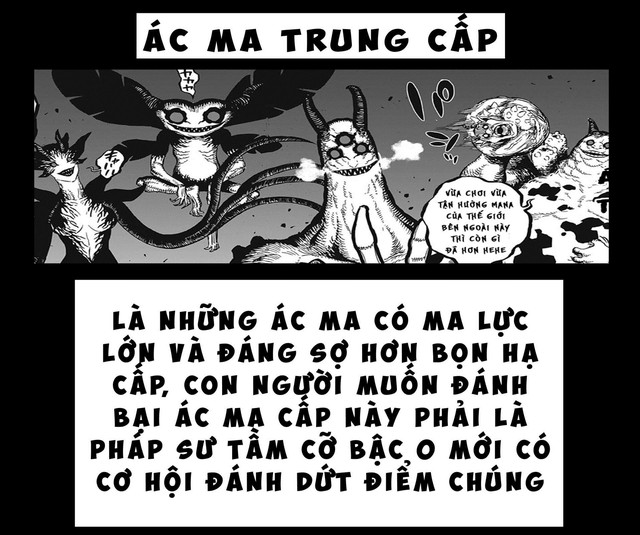 Ác ma trung cấp mạnh ngang pháp sư bậc 0