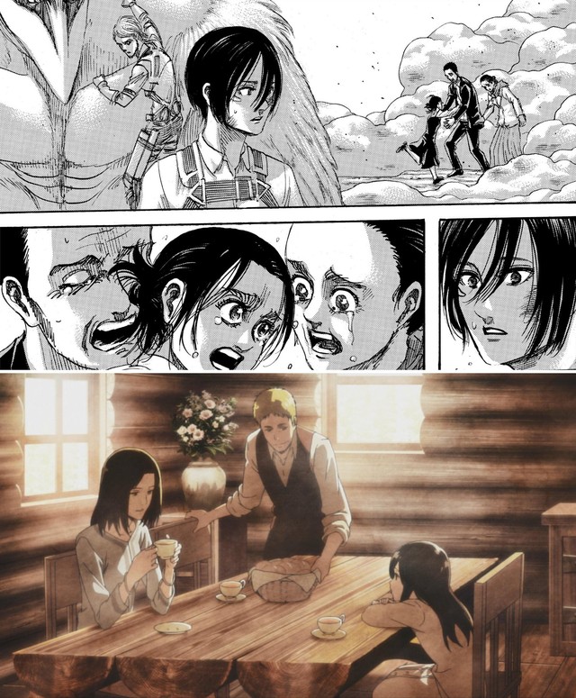 Spoil Attack On Titan chap cuối: Eren chết, Levi tàn tật còn Mikasa quấn quýt bên con chim lớn - Ảnh 4.