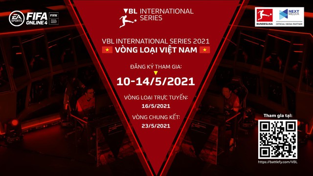 FIFA Online 4 công bố giải đấu VBL International Series 2021: Tuyển chọn đại diện Việt Nam tranh tài cùng game thủ thế giới Photo-1-1620716806955308579485