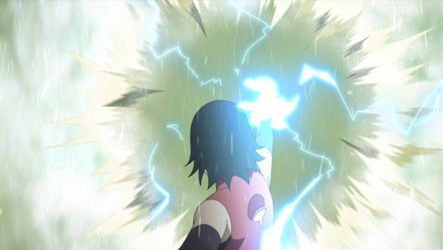 Boruto: Con hơn cha là nhà có phúc, Sarada học Chidori còn nhanh hơn cả ông bố Sasuke - Ảnh 1.