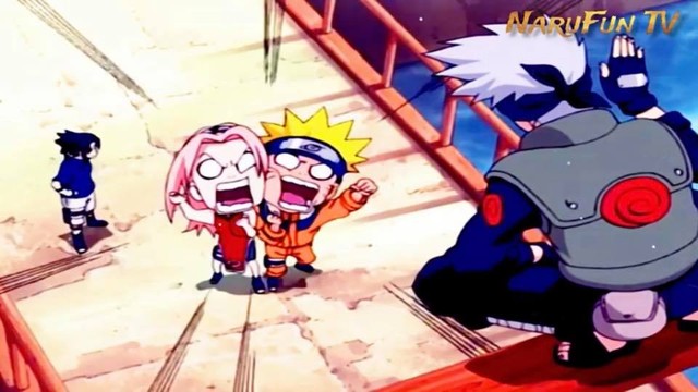 Cười ra nước mắt với những khoảnh khắc hài hước của đội 7 thời trẩu tre trong series Naruto Dattebayo - Ảnh 12.