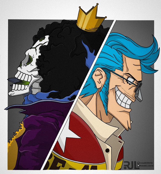 One Piece: Giật mình khi thấy ảnh băng Mũ Rơm tuổi già, Luffy và Zoro giống như bản sao của Roger và Rayleigh - Ảnh 4.