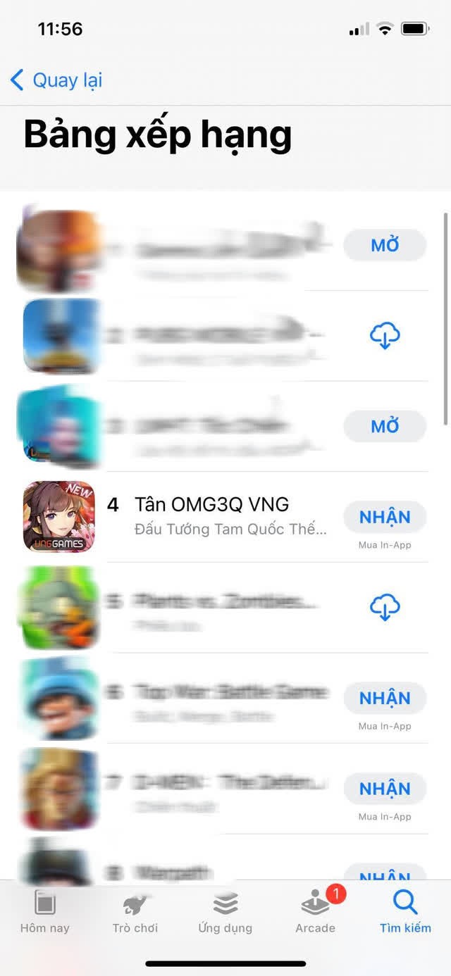 Tân OMG3Q VNG leo top trên BXH sau một tuần ra mắt, nhận mưa lời khen từ game thủ Việt - Ảnh 2.