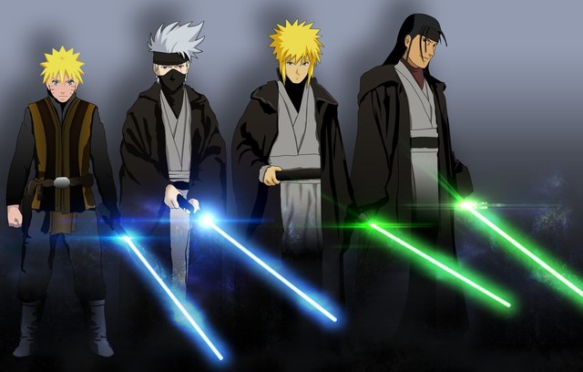 Lạ lẫm khi thấy các ninja trong Naruto tay cầm kiếm ánh sáng theo phong cách Star Wars - Ảnh 11.