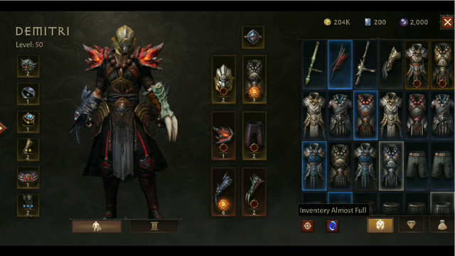 diablo immortal monk stats