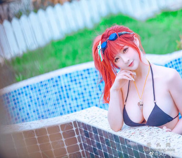 Ngắm mỹ nhân Azur Lane da trắng, mặt xinh, diện bikini khoe vòng một cực sexy - Ảnh 5.