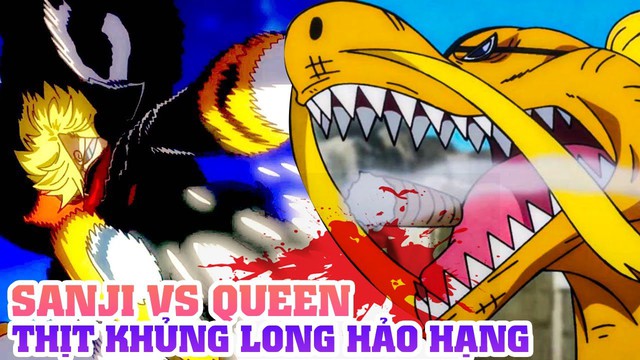 One Piece chap 1017: Tiết lộ ban đầu về hình dạng lai của Queen Bệnh Dịch, tóc vàng thì biến hình cũng xấu - Ảnh 2.