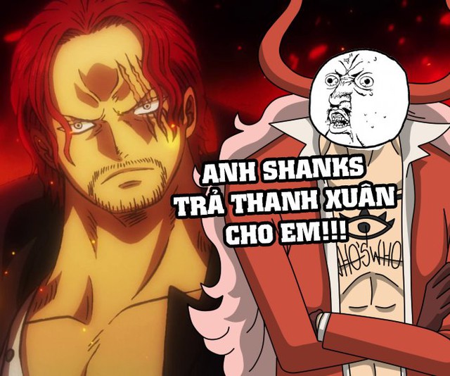 One Piece: Top 5 ảnh chế hot nhất tuần qua, Who Who và lời khẩn cầu Anh Shanks hãy trả lại thanh xuân cho em - Ảnh 5.