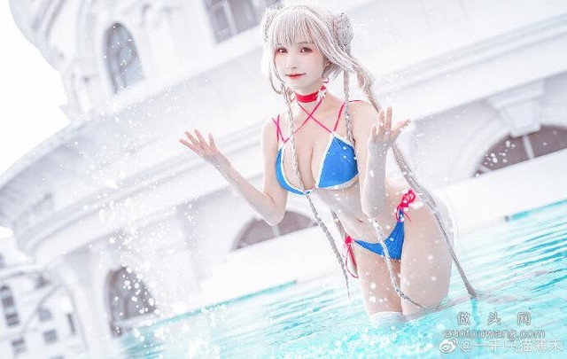 Ngắm mỹ nhân Azur Lane diện bikini khoe dáng gợi cảm, nhìn vòng 3 căng tròn sao mà hấp dẫn quá! - Ảnh 13.