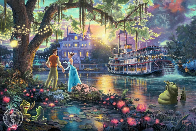 Đắm chìm trong thế giới thần tiên của phim hoạt hình Disney qua lăng kính của họa sĩ Thomas Kinkade - Ảnh 21.
