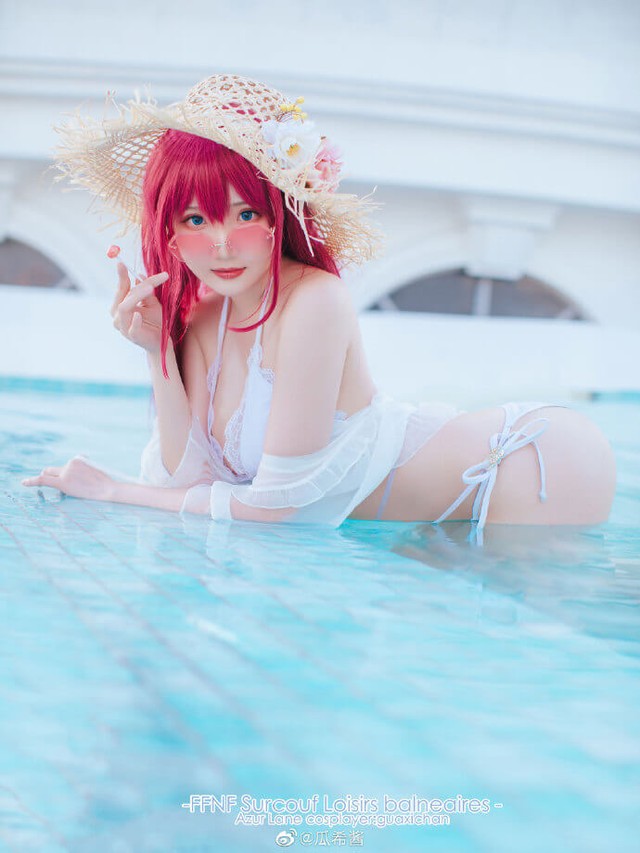 Ngắm gái xinh Azur Lane thả dáng trong bộ bikini trắng tinh khôi Photo-1-16251112499081907648162