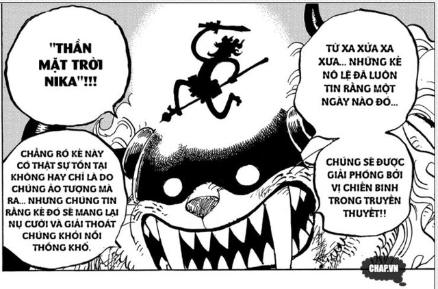 Soi những chi tiết thú vị trong One Piece chap 1018: Thần mặt trời Nika là ai? (P.2) - Ảnh 11.